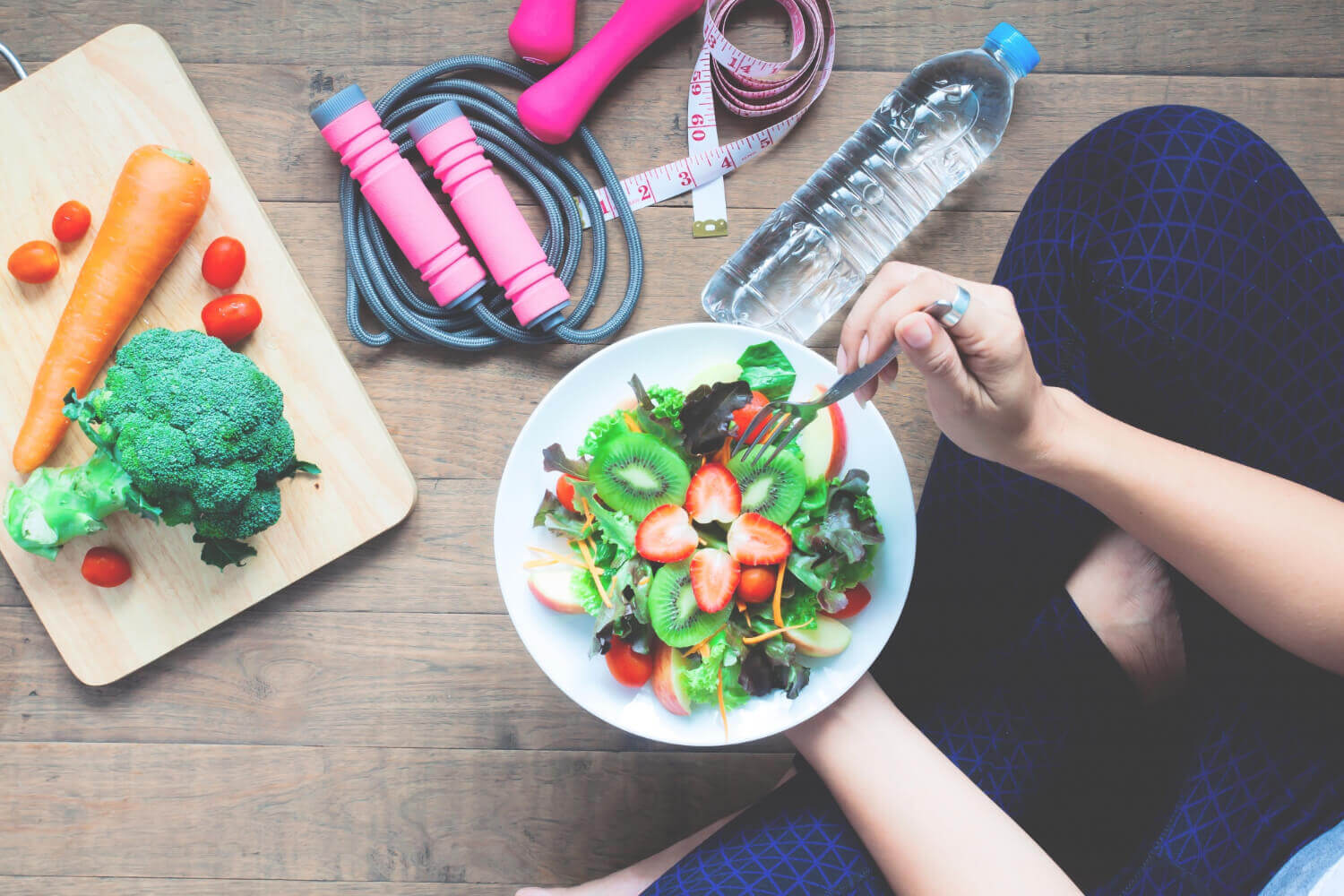Woman eating healthy Woman eating healthy